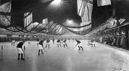 Jogo De MONTREAL, De CANADÁ, Canadense E Americano De NHL, Estádio