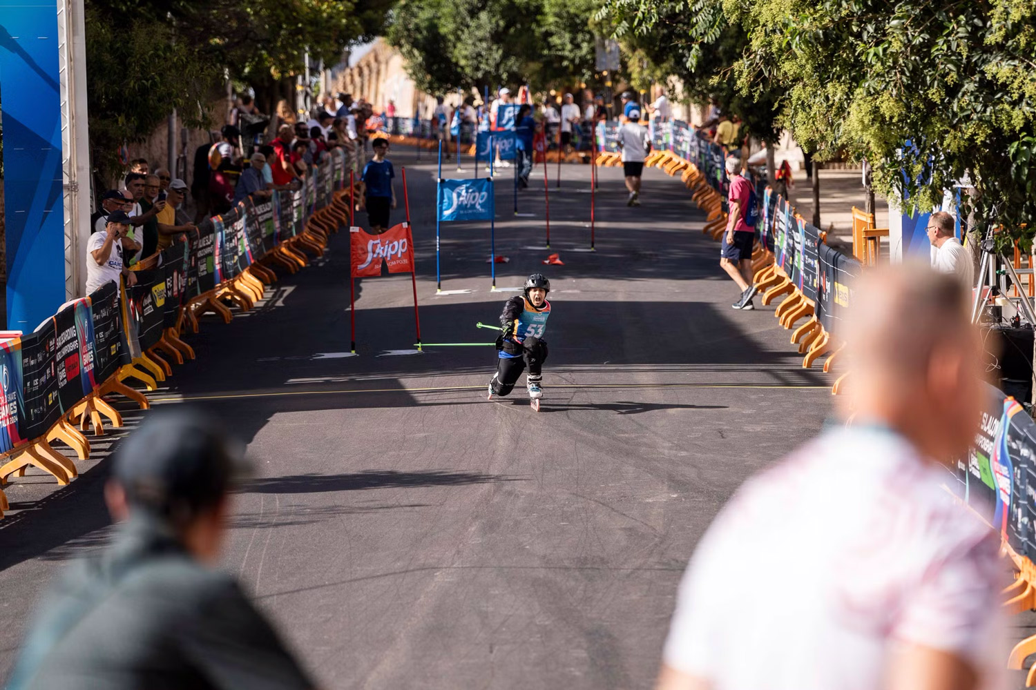 Competidor de Slalom Gigante - Fonte: World Skate (2024)