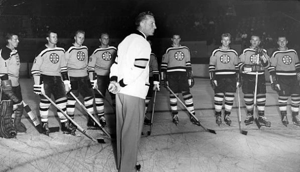 Equipe do Boston Bruins de 1961 – Fonte: ice hockey Fandom (2025)