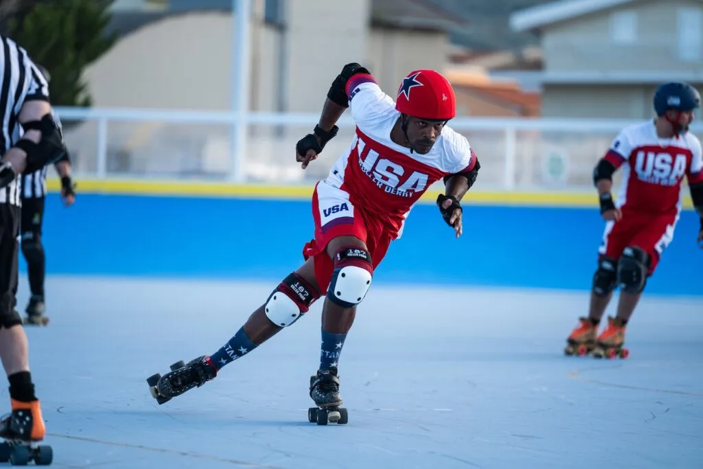 Jogador da equipe dos EUA, no WSG Itália 2024 – Fonte World Skate (2024)