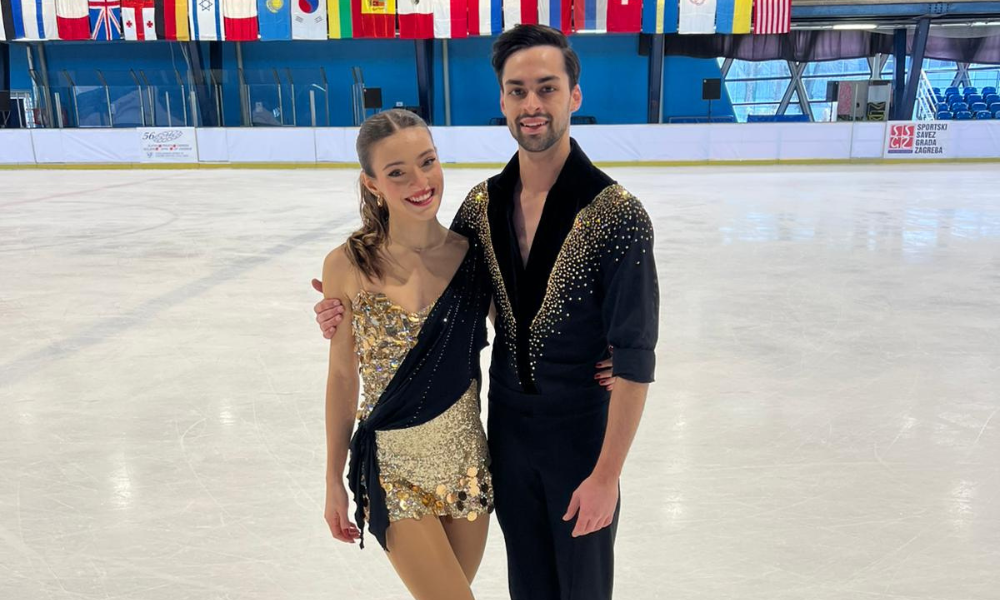 Dupla de Patinadores que representa o Brasil, Natalia Pallu-Neves e Jayin Panesar – Fonte CDBG (Confederação Brasileira de Desportos no Gelo) (2025).