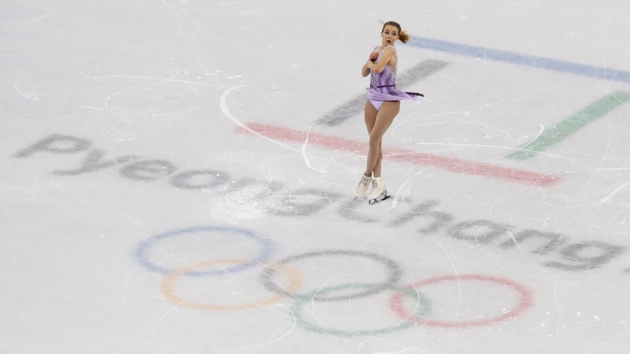 Isadora em sua apresentação na olimpíada de inverno de PyeongChang 2018 – Fonte: Montclair (2018)