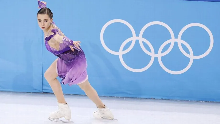 Patinadora Russa Kamila Valieva competindo nas Olimpíadas de Inverno em Pequim 2022 – Foto: Kyodonews/Zuma Press/Icon Sportswire – Fonte: ESPN (2022)