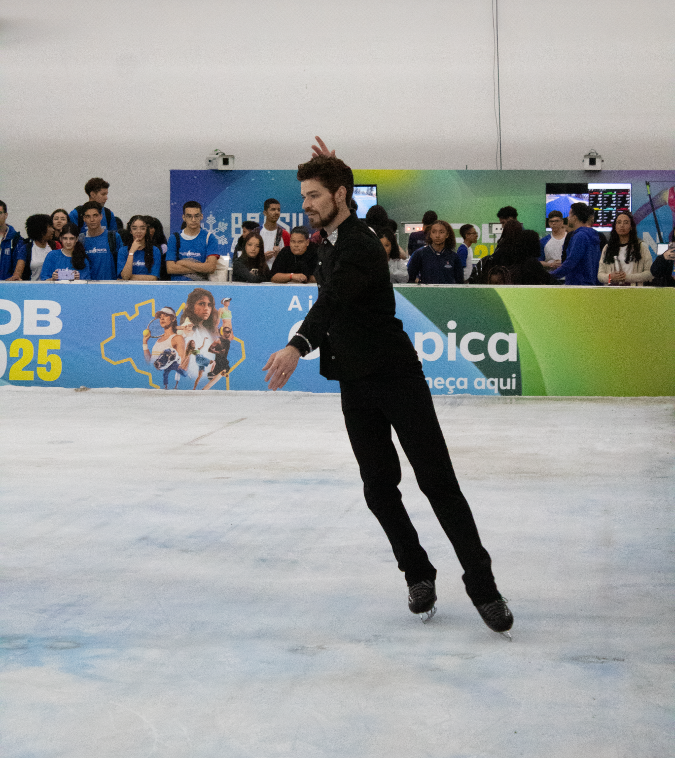 COBEXPO 2025 - Patinador Rodrigo Andrade Foto: Victor Valêncio – Ice Hockey Br (2025)
