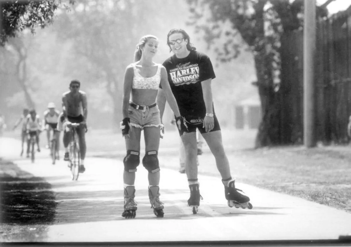 Casal Patinando Inline em 1994 – Foto: Fred Lum / The globe and mail (2012)