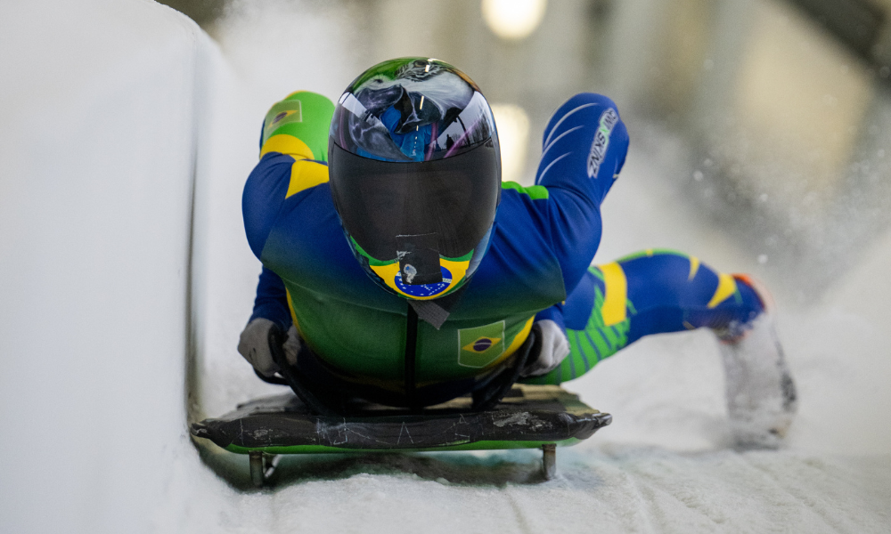 Nicole Silveira competindo — Foto: Vietrus Lascis/IBSF – Fonte: CBDG (2024)