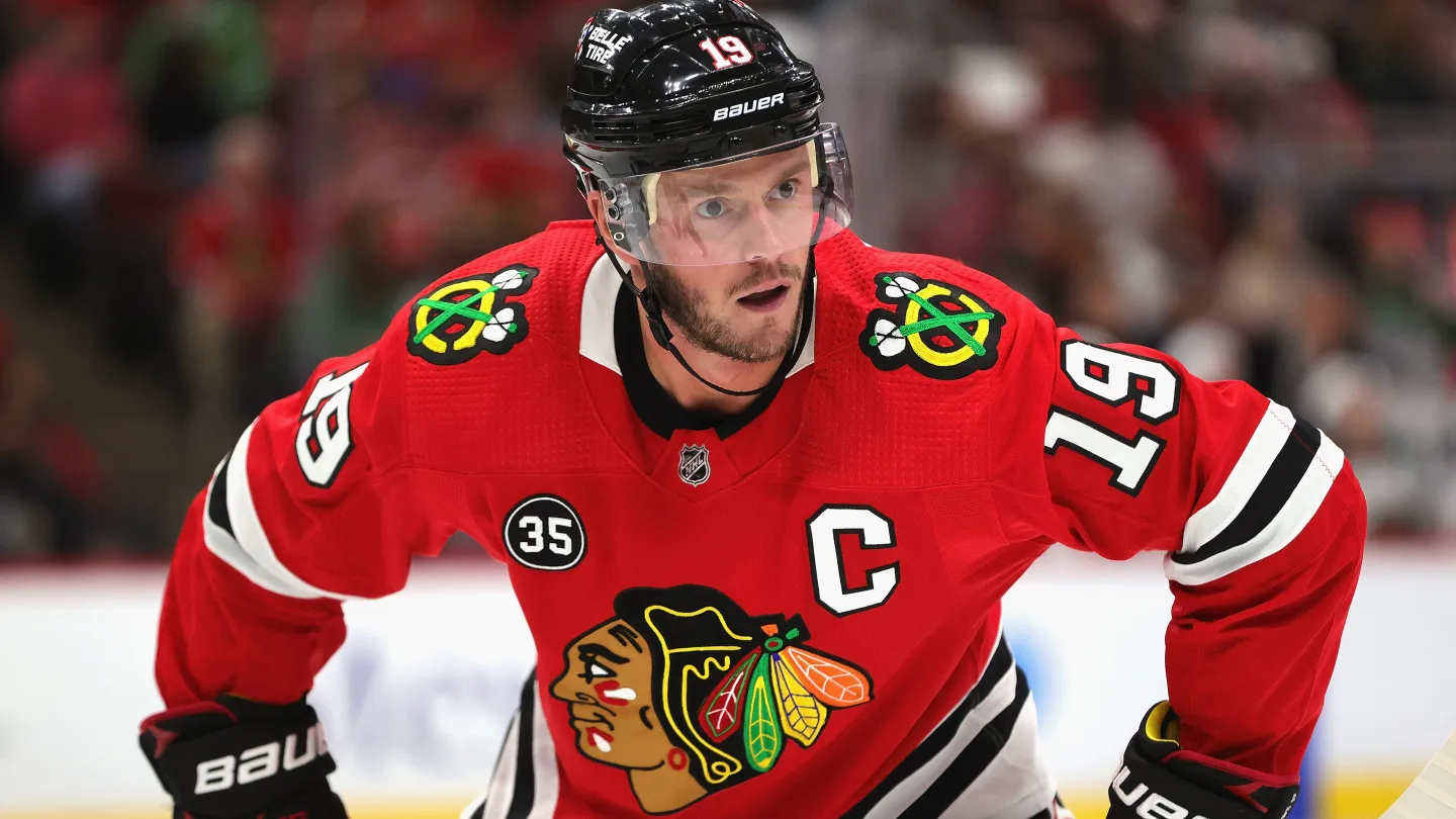 Jogador do Chicago Blackhawks Por Adam Gretz / Getty Images–Fonte: Nbc Sports (2022)