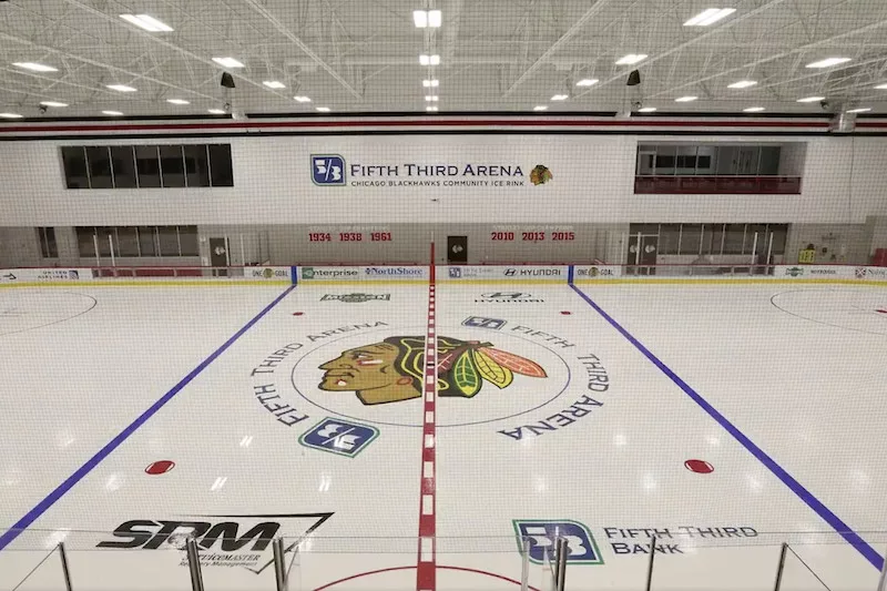 Centro de treinamento do Chicago Blackhawks – Fonte: Dicas de Chicago (2025)