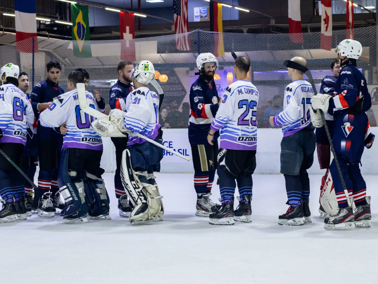 Campeonato Brasileiro de Hockey no Gelo Masculino 2025 – Foto: Pedro Leão Stanischeck para Ice Hockey Br (www.icehockey.com.br)