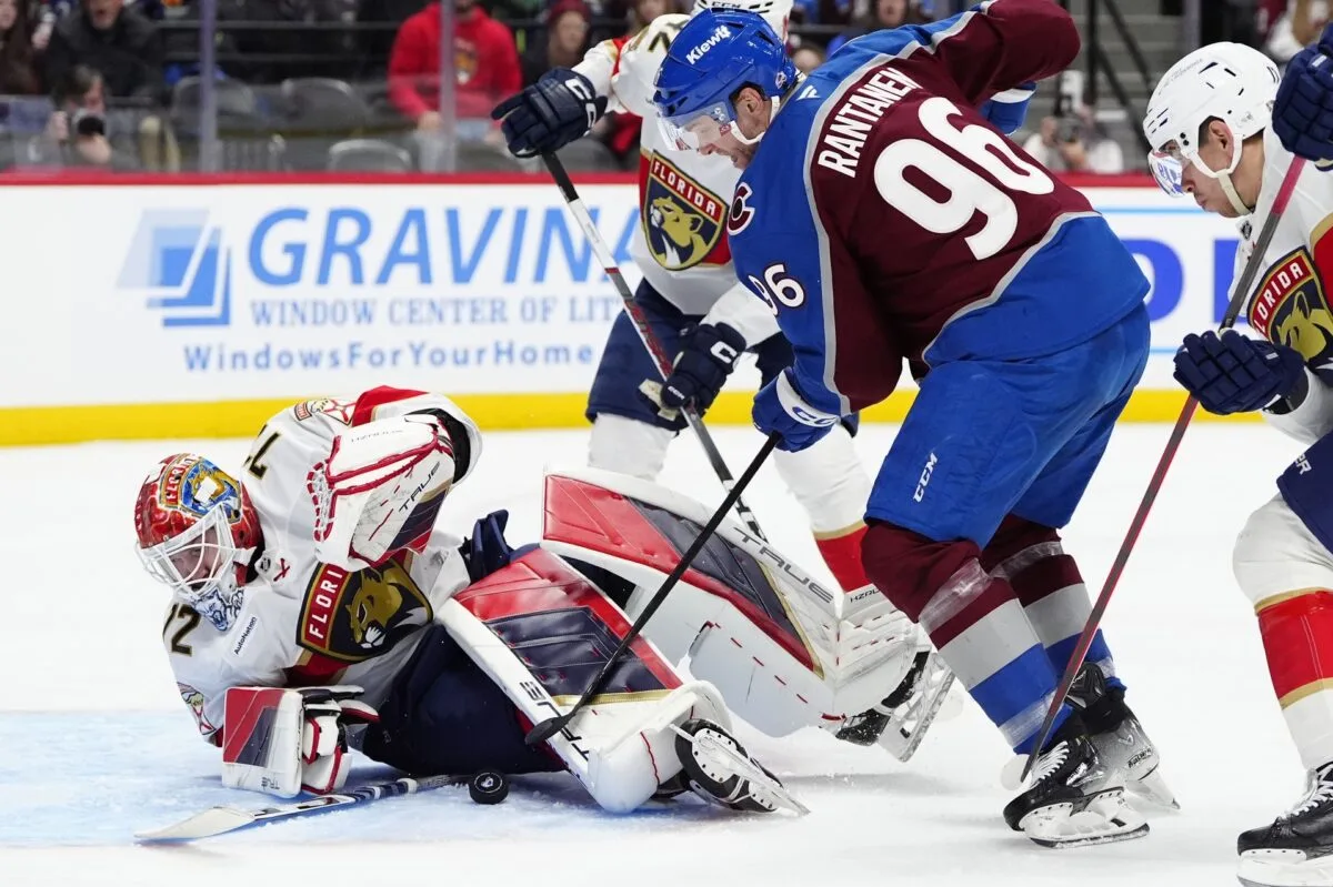 Jogo entre o time do Colorado Avalanche e Flórida Panthers – Foto: Ron Chenoy-Imagn Images– The Playoffs (2025)