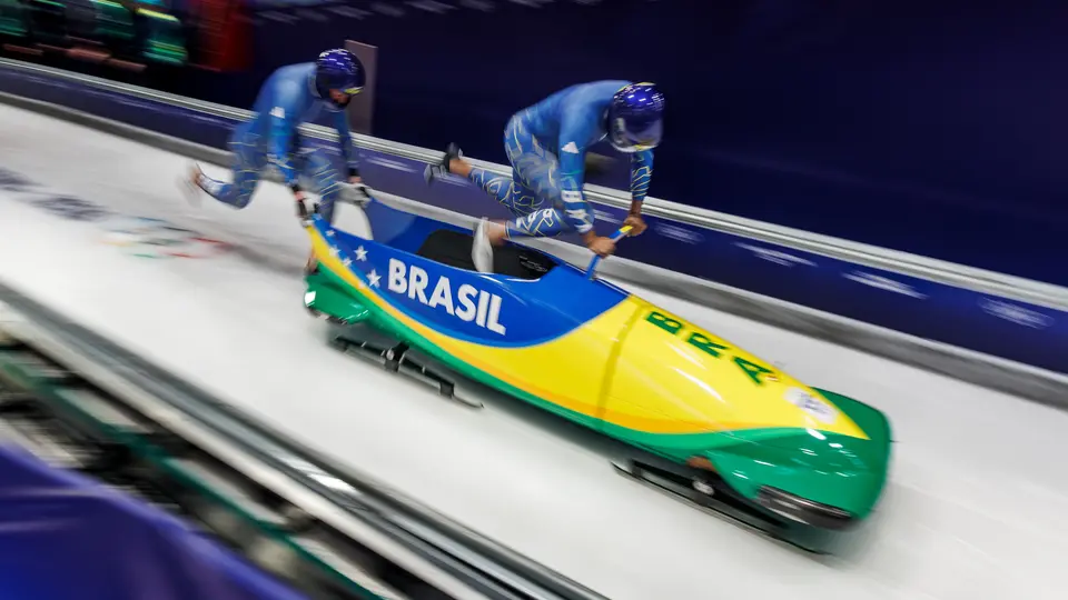 Trenó Brasileiro na Competição de Bobsled (2-Man) – Por: Gustavo Longo – Fonte: COB (2026)