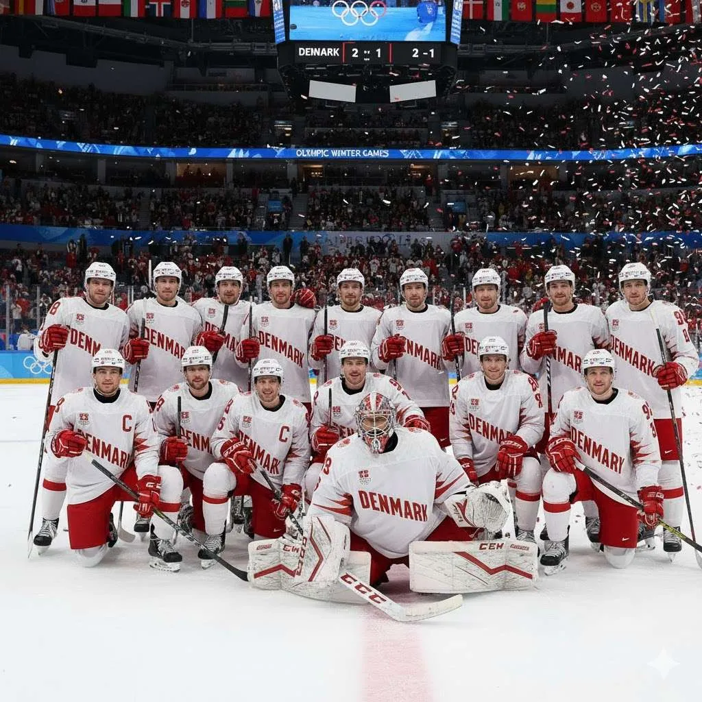 Time masculino da Dinamarca de Hockey no Gelo, Fonte: National Team (2025)