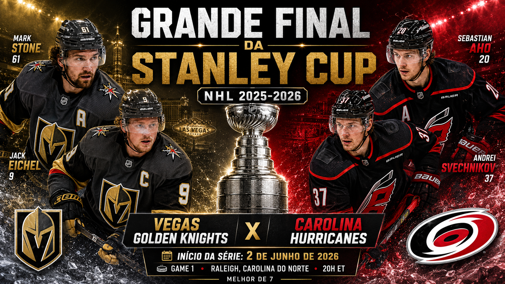 Arte criada por IA (Chatgpt), com parâmetros passados pela Ice Hockey Br (2026)