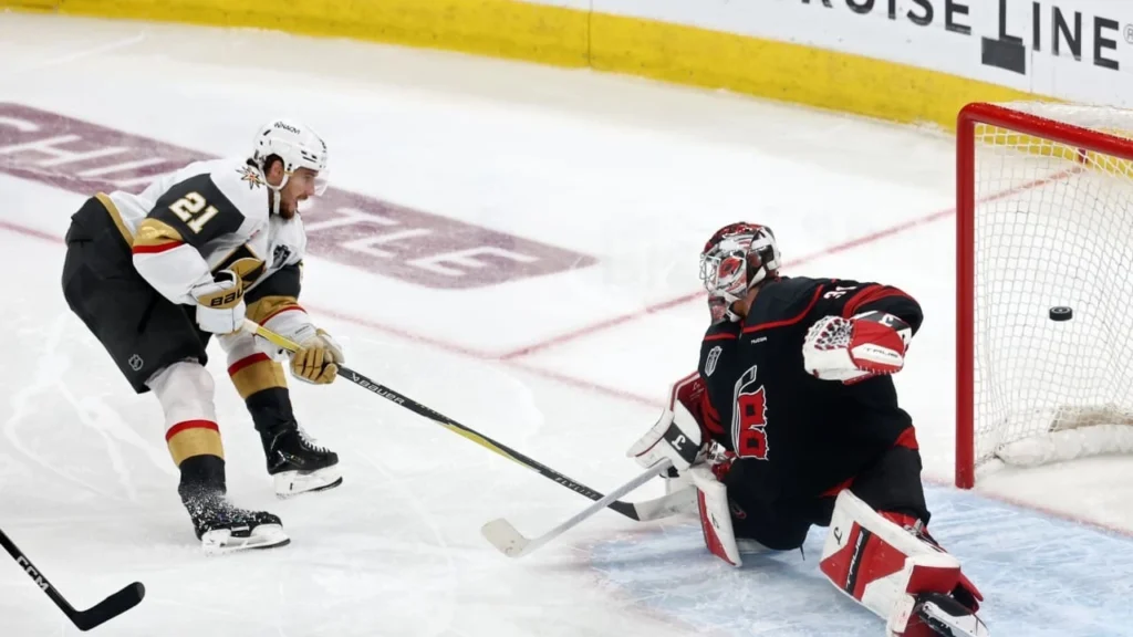 Jogo 1 da final da Stanley Cup 2026, entre as equipes do Vegas Golden Knights e Carolina Hurricanes -VGK@CAR, SCF-Fonte: NHL (2026)