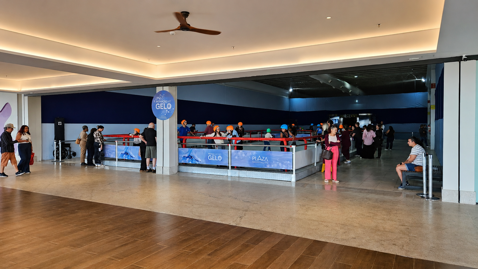 VISITANDO A PISTA DE GELO DO PLAZA SHOPPING ITU