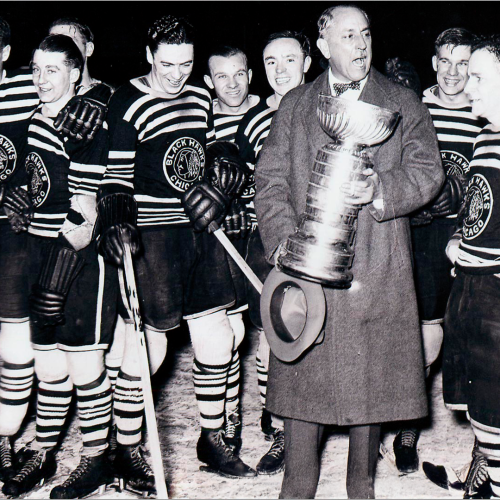 Time do Chicago Blackhawks de 1934 – Fonte: puckjunk.com (2025)