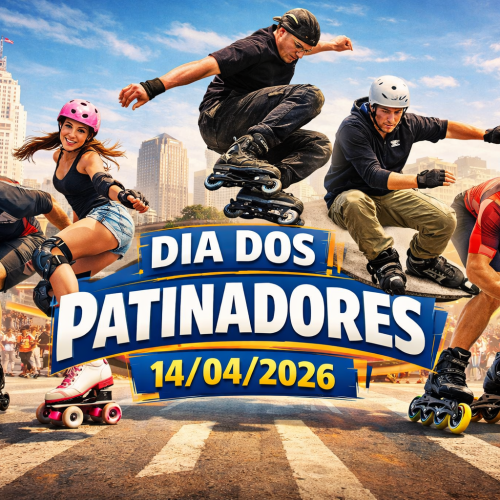 Arte Criada por IA (Chatgpt Plus), em alusão ao dia Internacional dos patinadores.