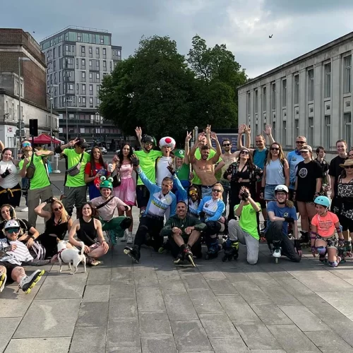 Grupo de Patinação Slick Willies de Londres – Fonte Slick Willies (2025)