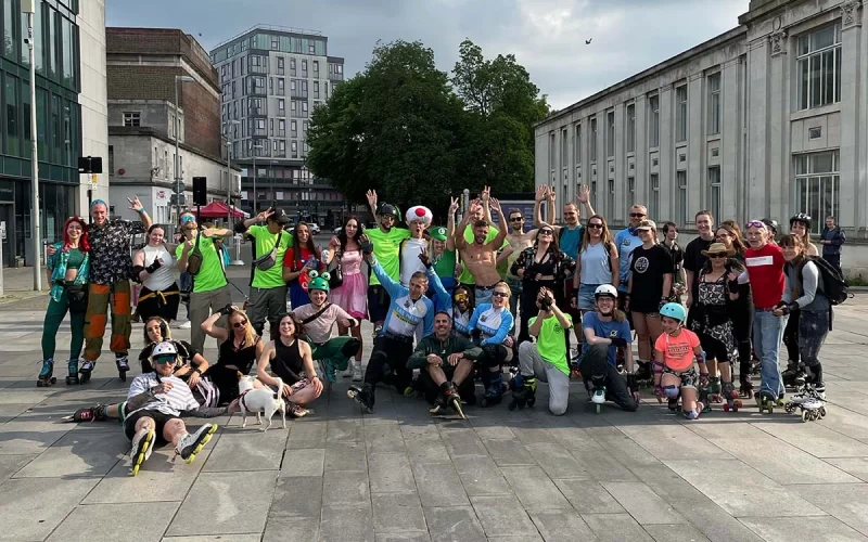 Grupo de Patinação Slick Willies de Londres – Fonte Slick Willies (2025)