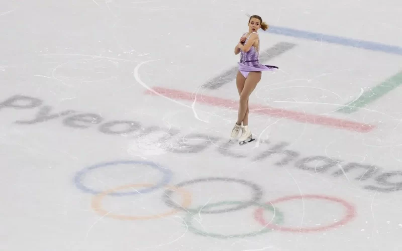 Isadora em sua apresentação na olimpíada de inverno de PyeongChang 2018 – Fonte: Montclair (2018)