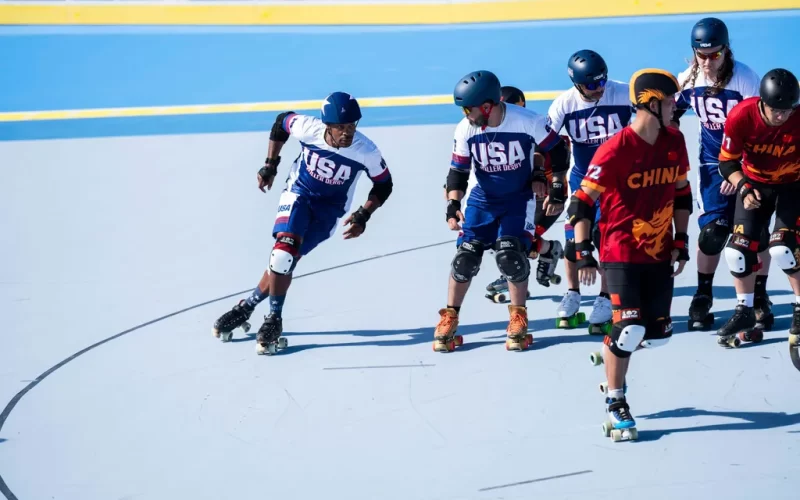Jogo Masculino de Roller Derby entre EUA e China pelo WSG Itália 2024 – Fonte World Skate (2025)