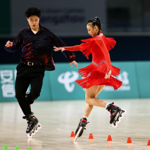 Zhang Hao e Zhu Siyi, que competem em duplas- Fonte: English News (2024)