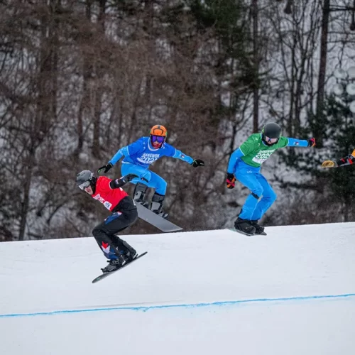 Competidores de Snowboard cross em Gangwon-2024 – Fonte: fis-ski.com (2024)