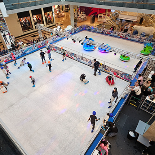 PISTA DE GELO NO SHOPPING ANÁLIA FRANCO
