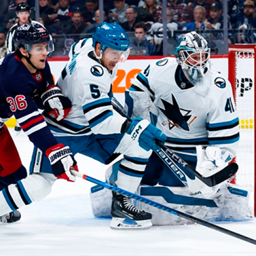 WINNIPEG JETS GOLEIA O SAN JOSE SHARKS