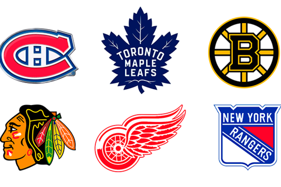 OS SEIS ORIGINAIS DA NHL