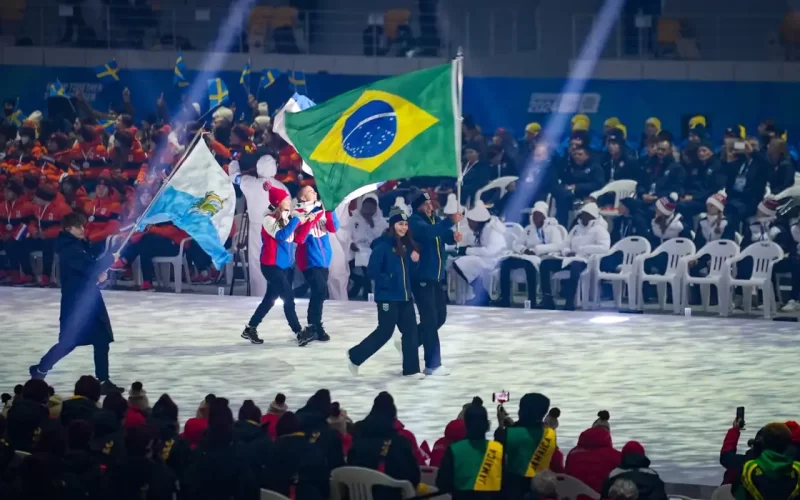 Abertura dos Jogos Olímpicos de Inverno da Juventude –  Fonte: Marina Ziehe/COB  – Fonte: Agência Brasil (2024)