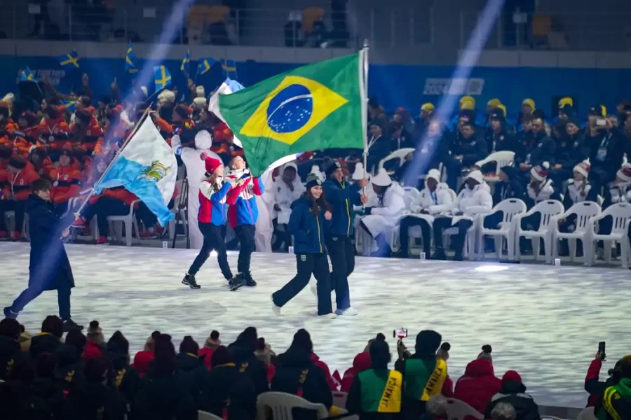 Abertura dos Jogos Olímpicos de Inverno da Juventude –  Fonte: Marina Ziehe/COB  – Fonte: Agência Brasil (2024)