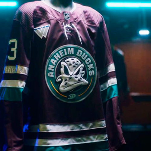 NOVO TERCEIRO UNIFORME DO ANAHEIM DUCKS